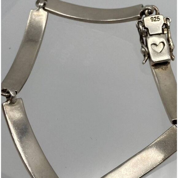 Truth~Grace~Faith~Courage~Wisdom 925 Sterling Silver Link Bracelet - Picture 9 of 11